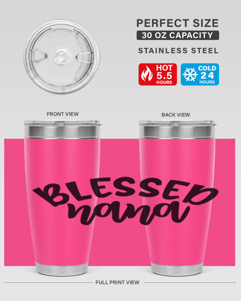 blessed nana 59#- grandma - nana- Tumbler