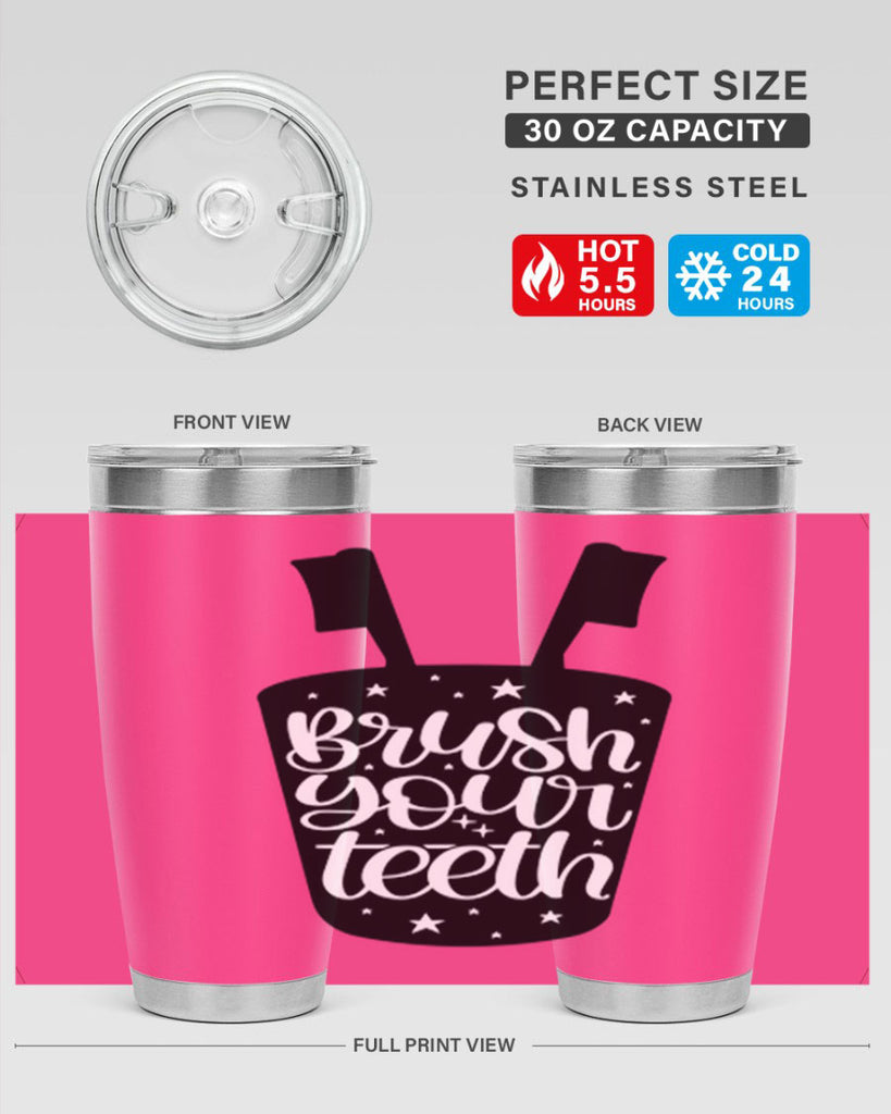 brush your teeth 45#- bathroom- Tumbler