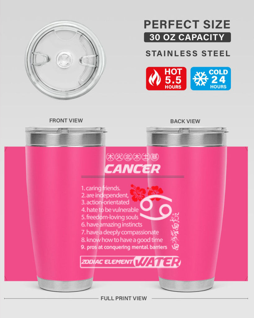 cancer 175#- zodiac- Tumbler
