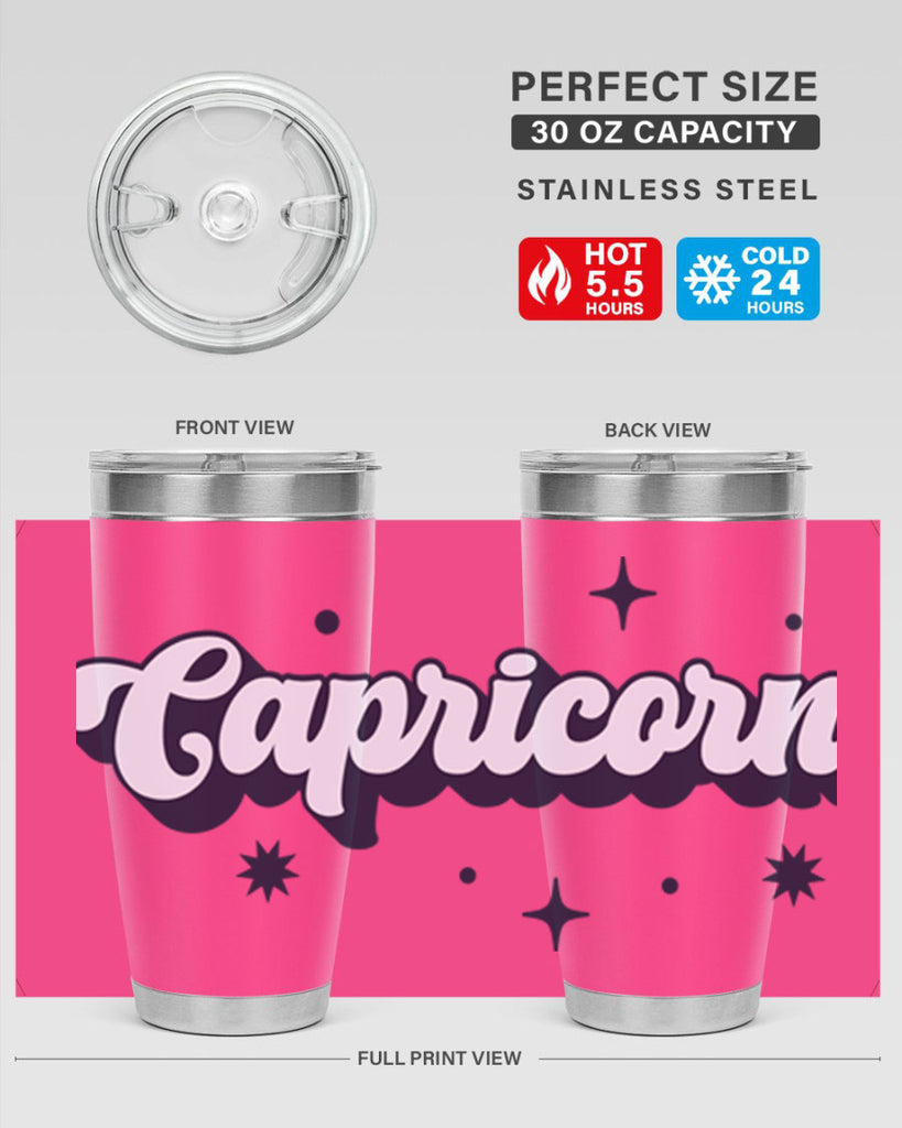 capricorn 205#- zodiac- Tumbler