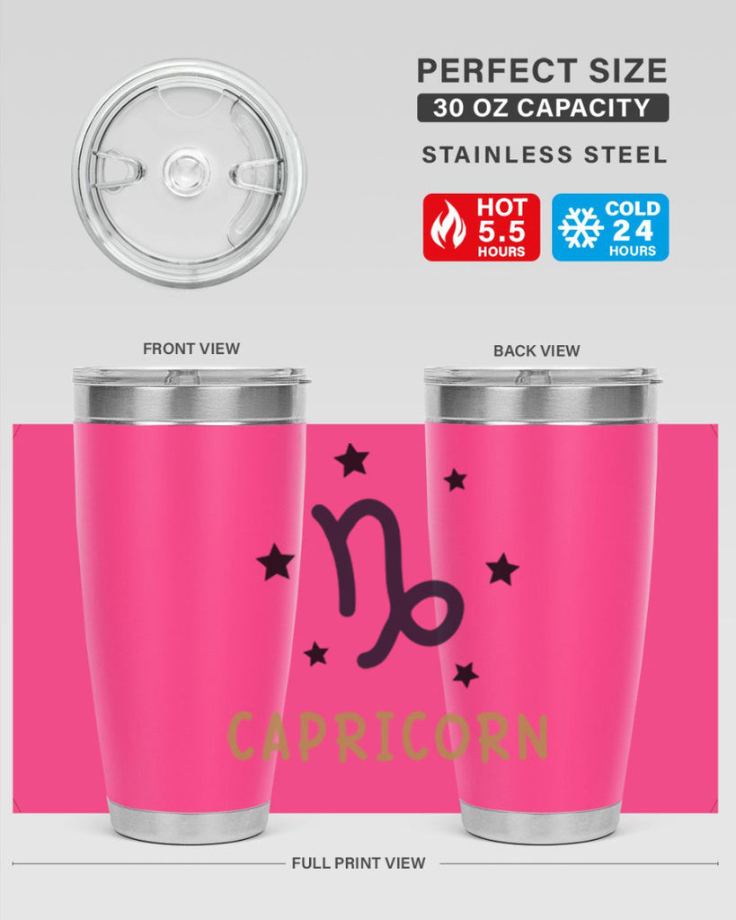 capricorn 206#- zodiac- Tumbler