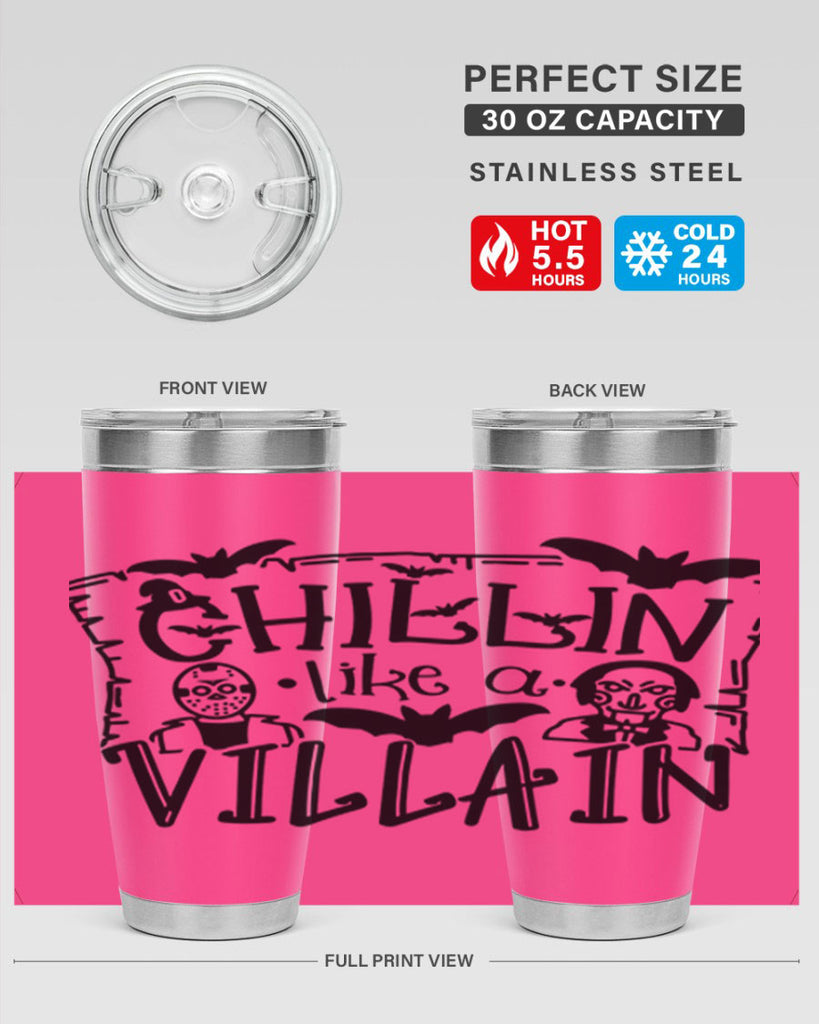 chillin like a villain 82#- halloween- Tumbler