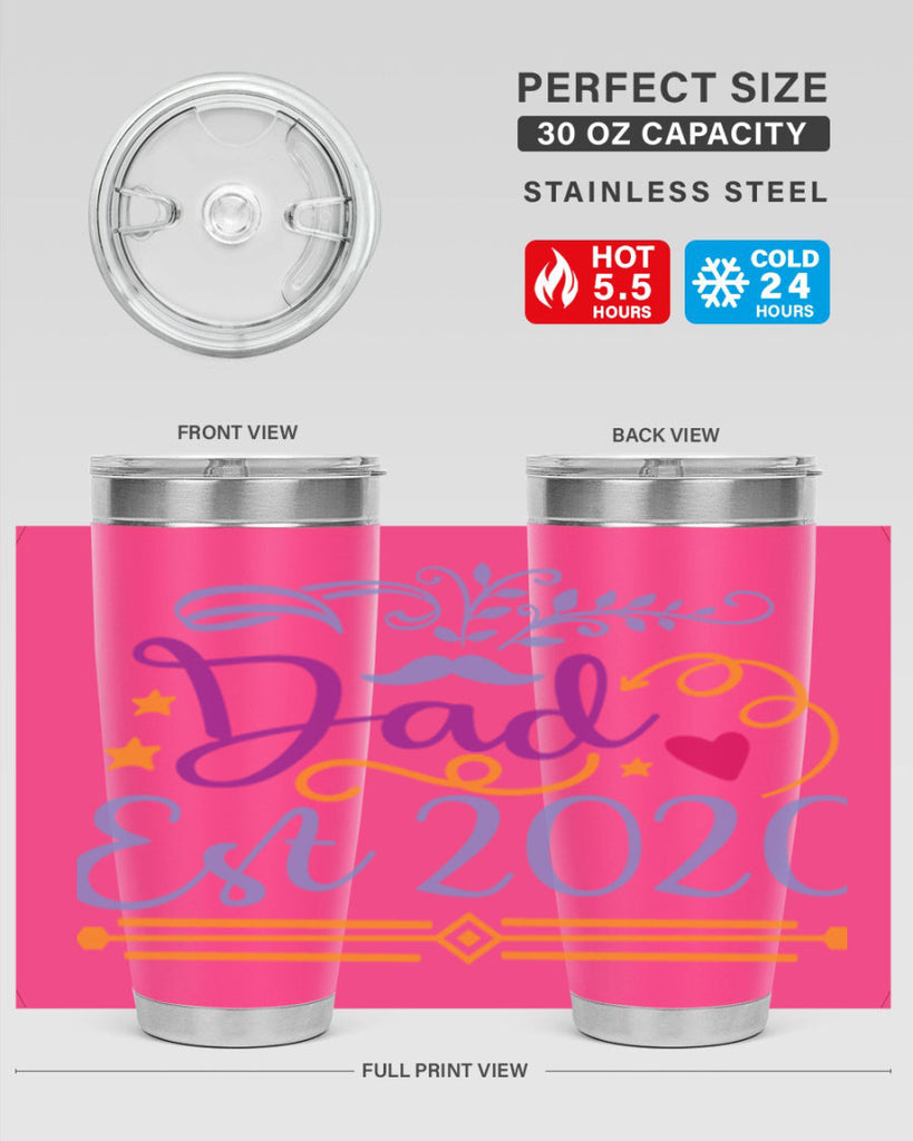 dad est 97#- fathers day- Tumbler