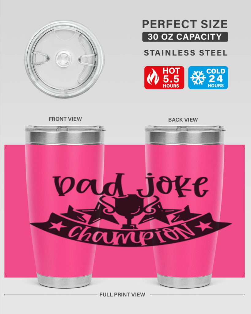 dad joke champion 66#- fathers day- Tumbler