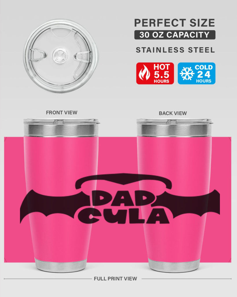 dadcula 80#- halloween- Tumbler