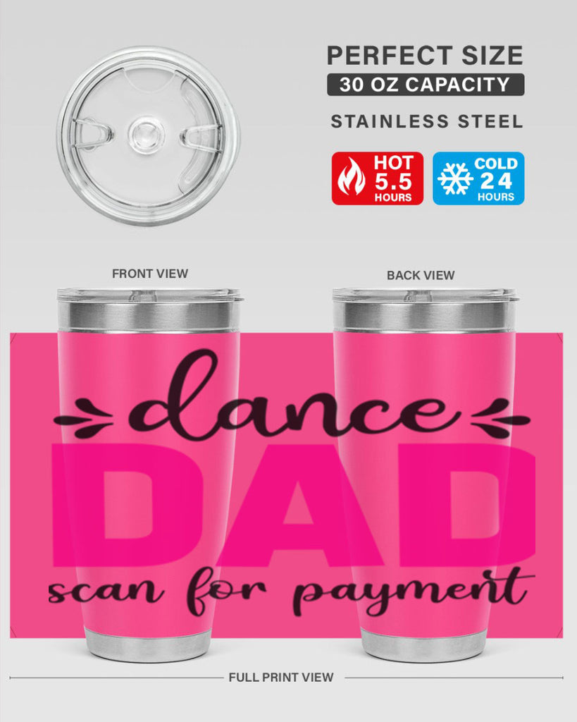 dance dad scan for payment 22#- ballet- Tumbler