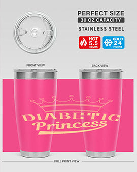 diabetic princess Style 42#- diabetes- Tumbler