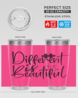 different is beautiful Style 12#- autism- Tumbler