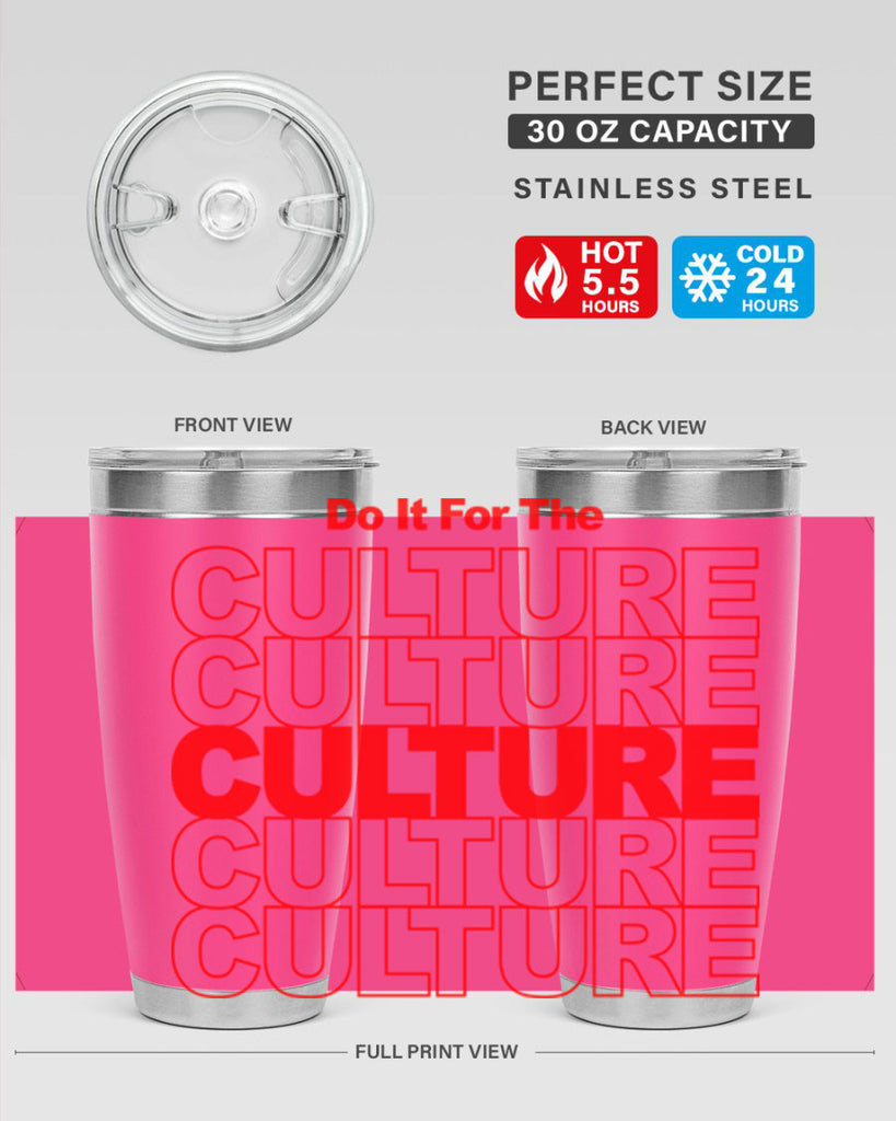 do it for the culture 170#- black words phrases- Cotton Tank