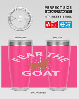 fear the goat Style 4#- goat- Tumbler