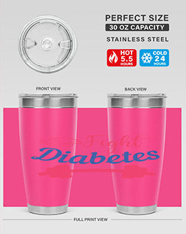 fight diabetes Style 38#- diabetes- Tumbler