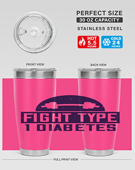 fight type diabetes Style 37#- diabetes- Tumbler