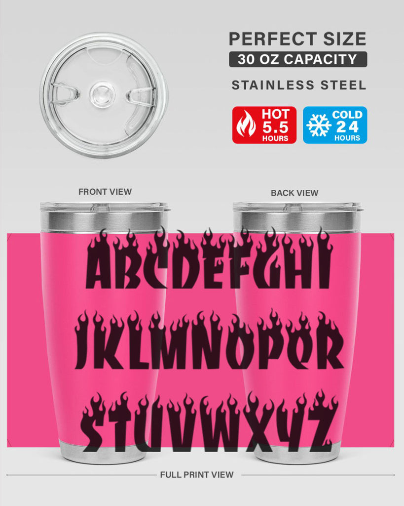 flame font 153#- black words phrases- Cotton Tank
