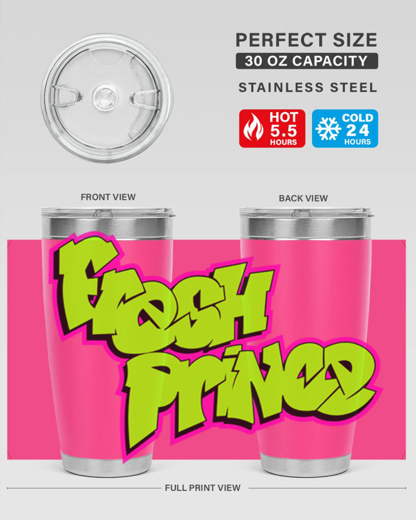 fresh prince 146#- black words phrases- Cotton Tank