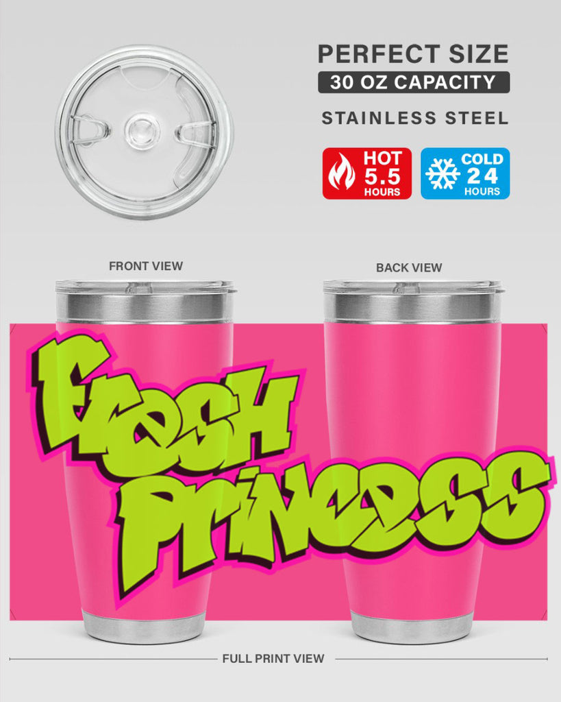 fresh princess 145#- black words phrases- Cotton Tank