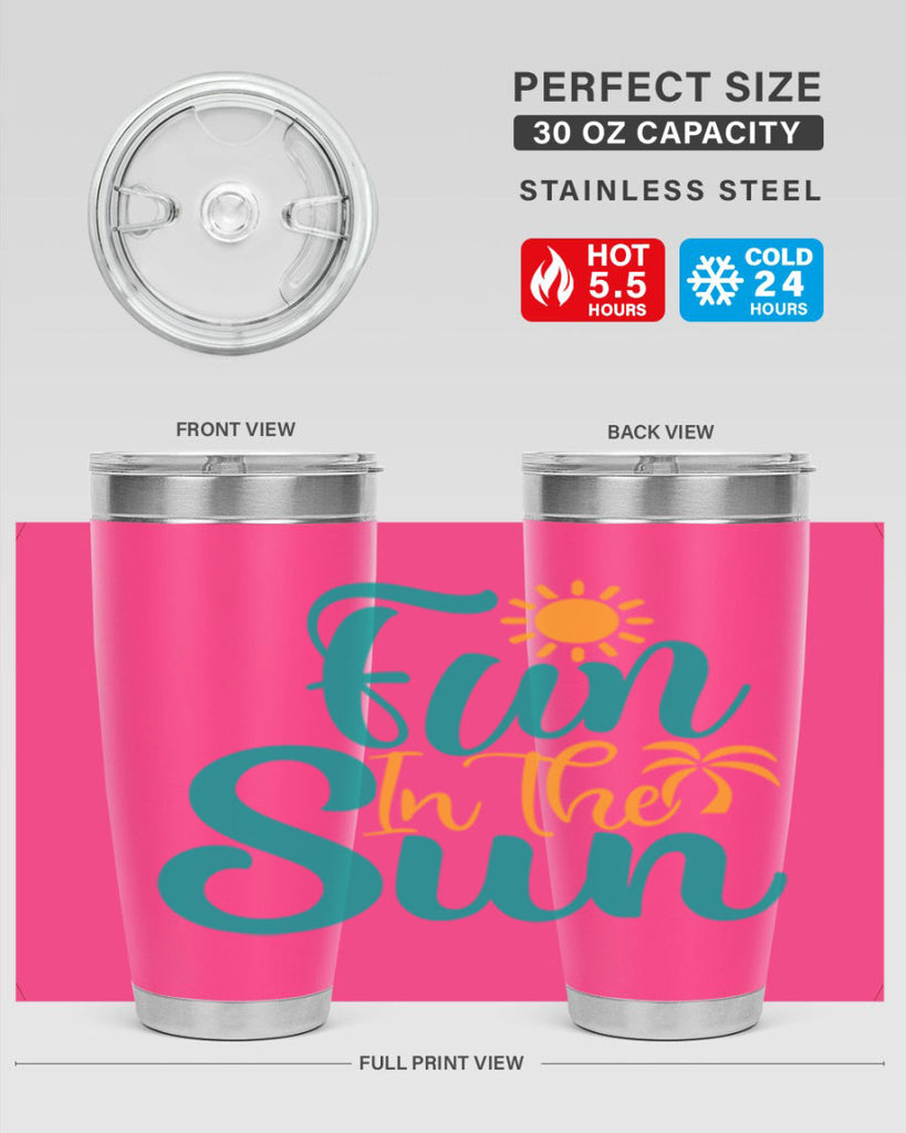 fun in the sun Style 104#- summer- Tumbler