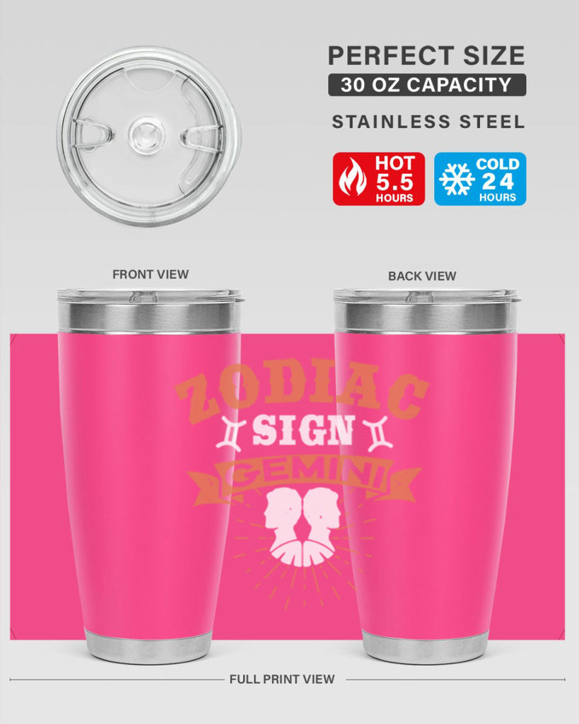 gemini 246#- zodiac- Tumbler