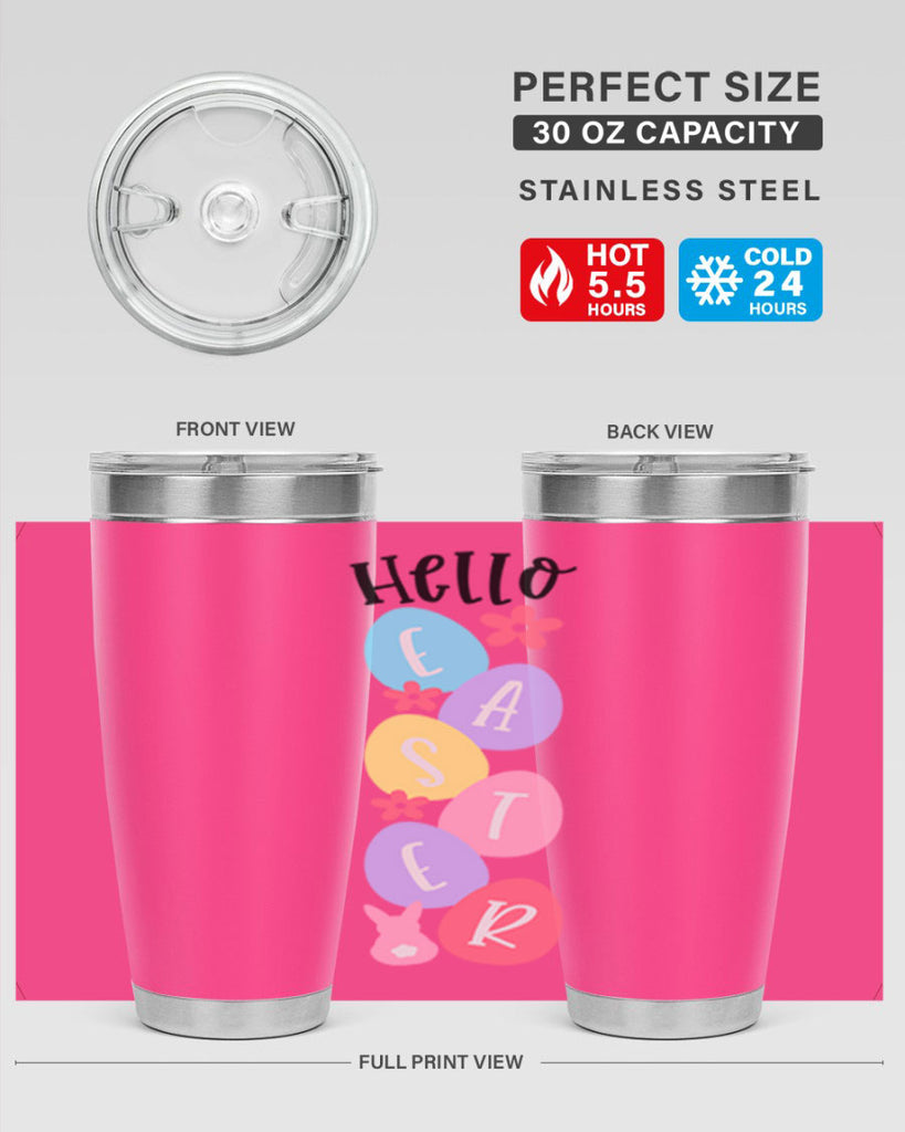 hello easter 32#- easter- Tumbler