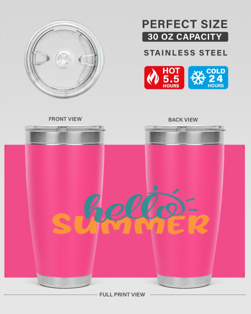 hello summer Style 97#- summer- Tumbler