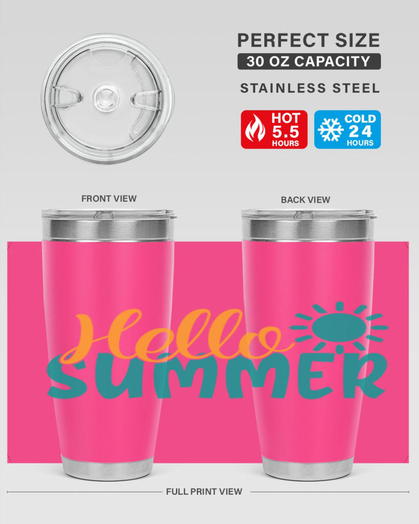 hello summer Style 98#- summer- Tumbler