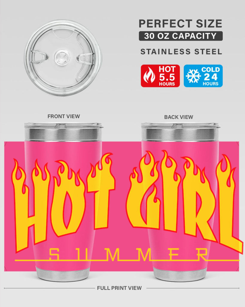 hot girl  summer fire 123#- black words phrases- Cotton Tank