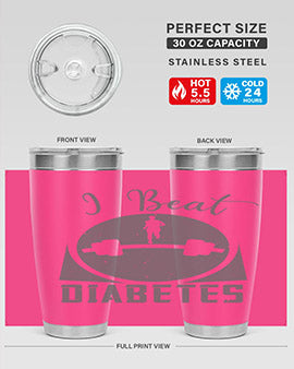i beat diabetes Style 33#- diabetes- Tumbler