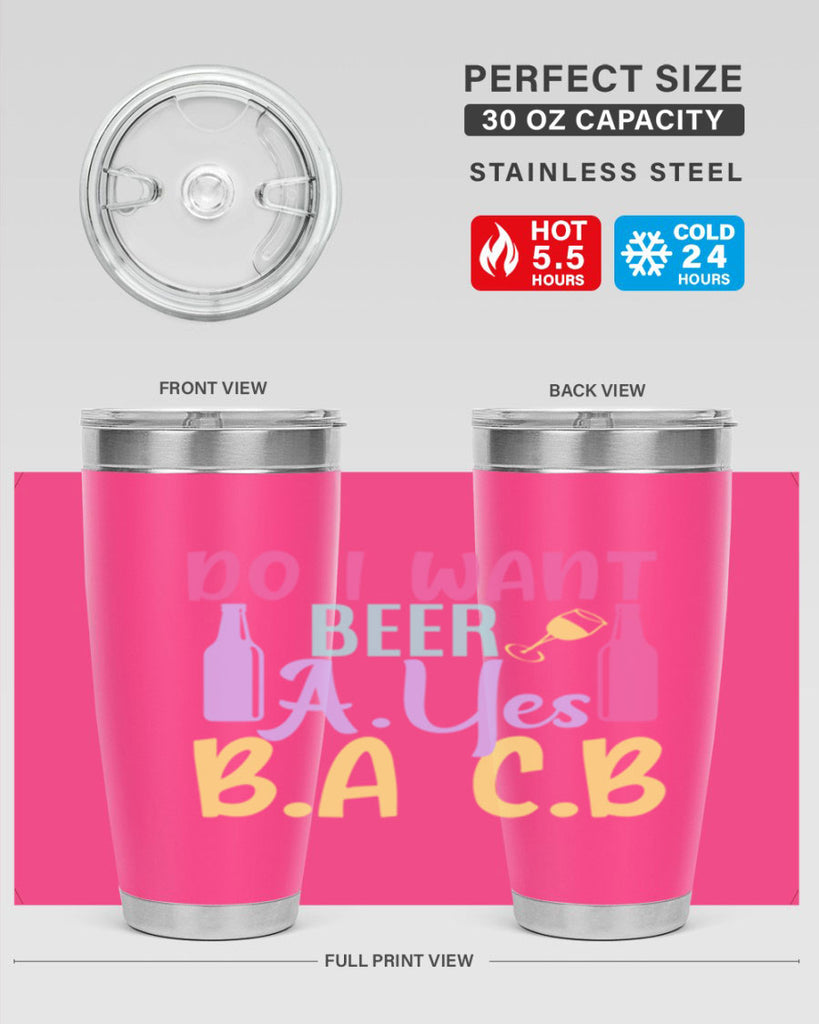 i want beer ayes ba cb 142#- beer- Tumbler