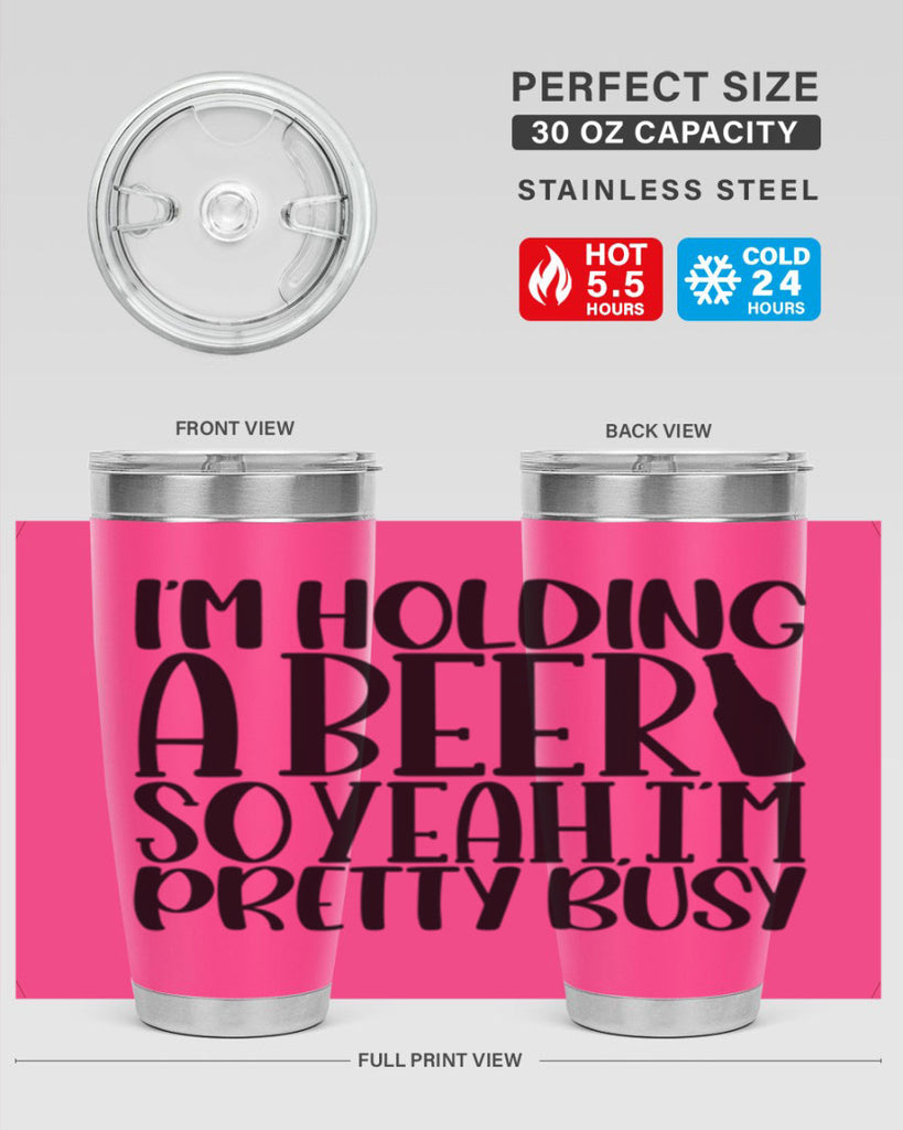 im holding a beer so yeah 32#- beer- Tumbler