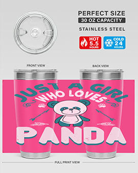 just a girl who loves panda 21#- Bears- Tumbler