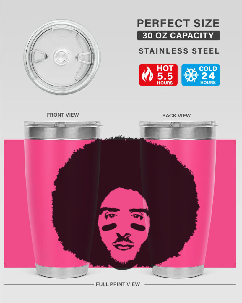 kaepernick 23#- black men - boys- tumbler