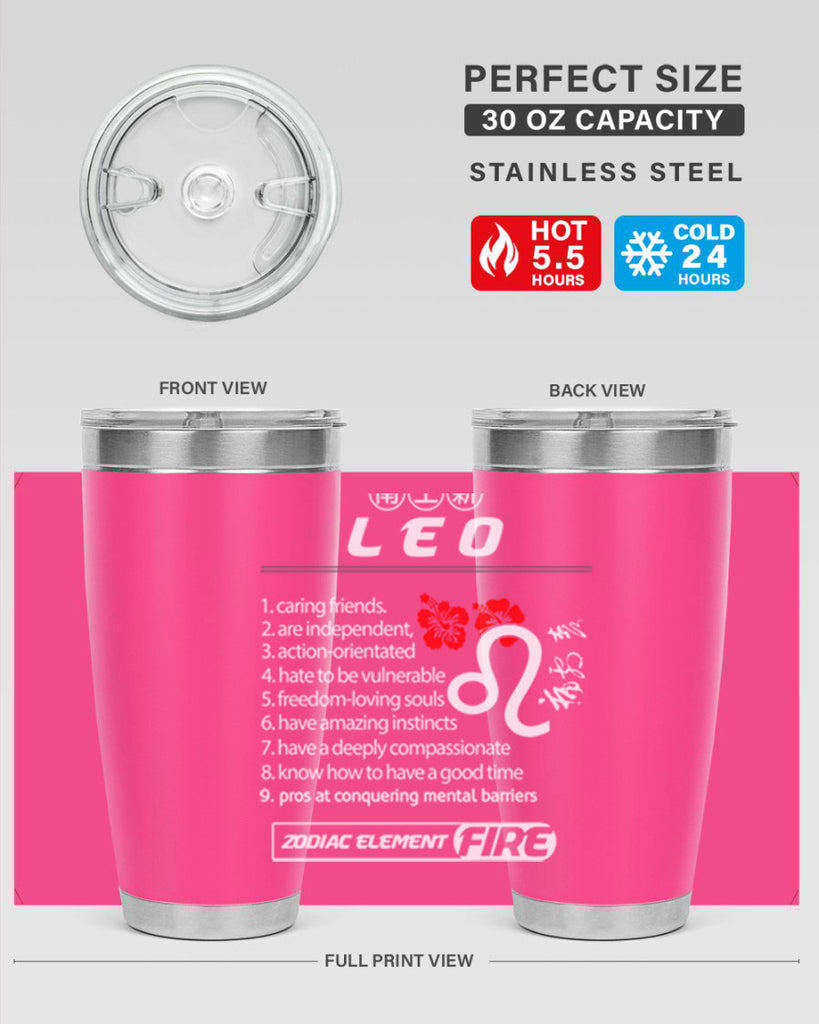 leo 307#- zodiac- Tumbler
