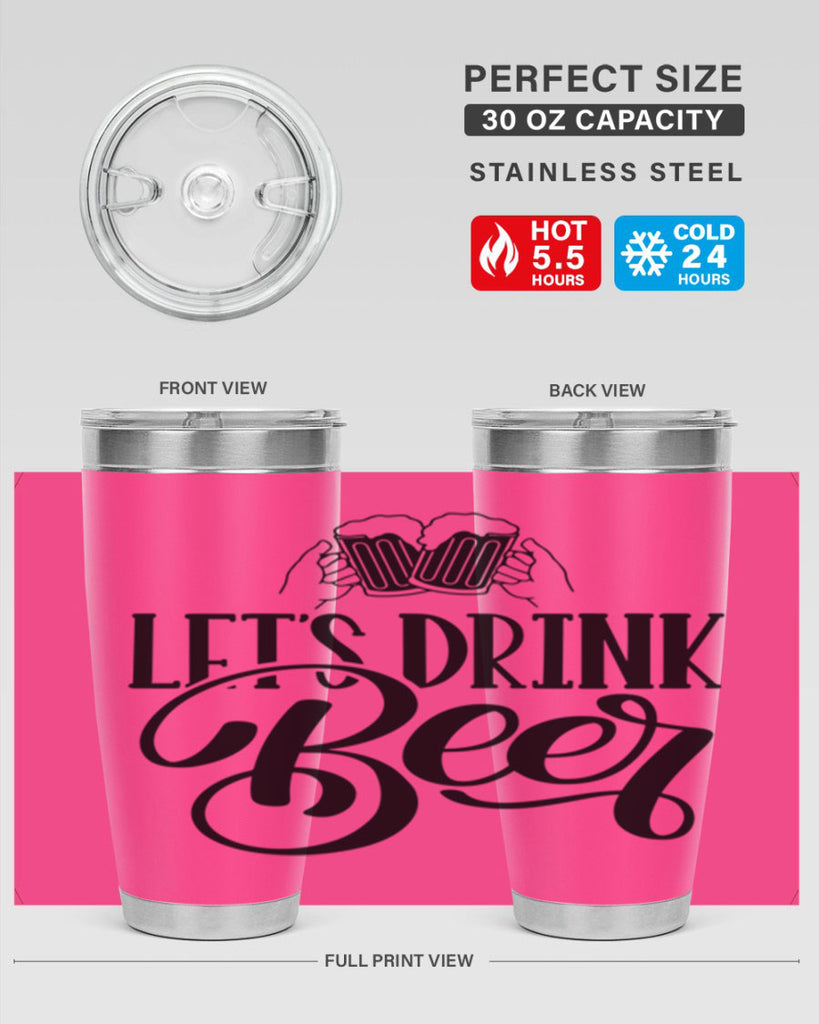 lets drink beer 29#- beer- Tumbler