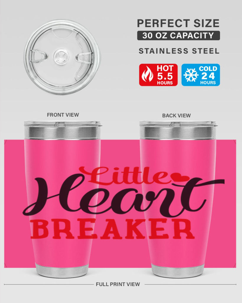 little heart breaker 76#- valentines day- Tumbler