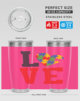 love Style 29#- autism- Tumbler