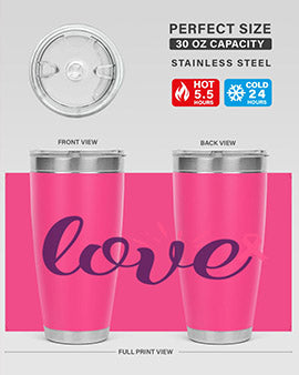 love Style 7#- breast cancer- Tumbler