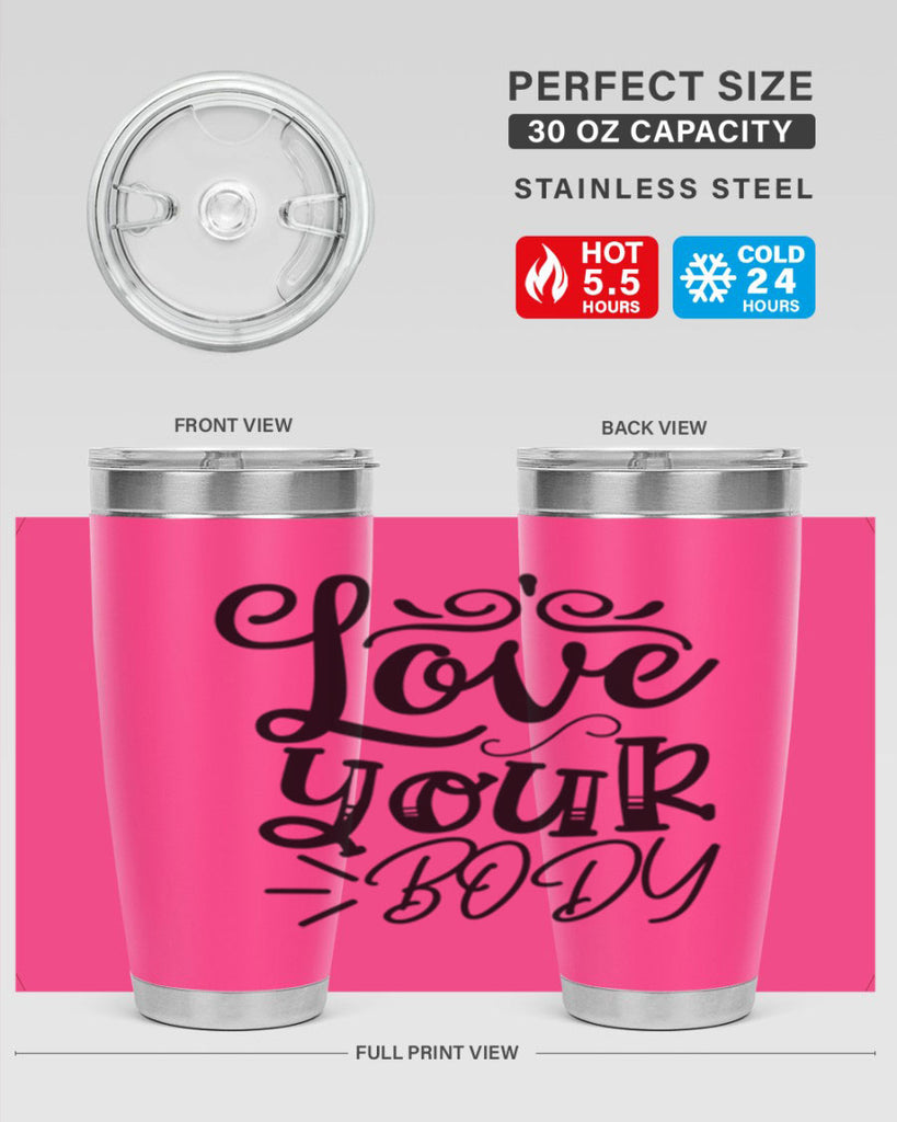 love your body 30#- gym- Tumbler