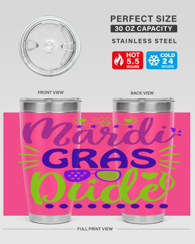 mardi gras dude 9#- mardi gras- Tumbler