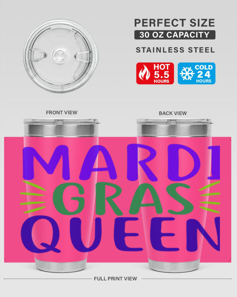 mardi gras queen 7#- mardi gras- Tumbler