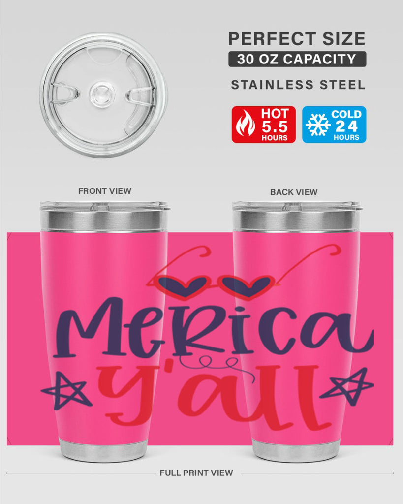 merica y all Style 82#- Fourt Of July- Tumbler