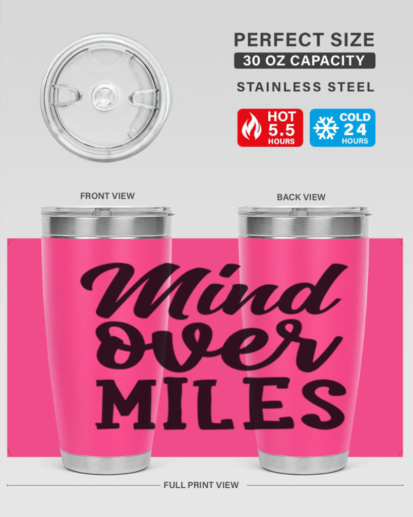 mind over miles 28#- gym- Tumbler
