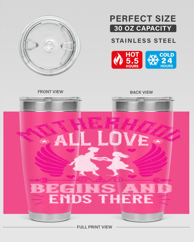 motherhood all love 57#- mothers day- Tumbler
