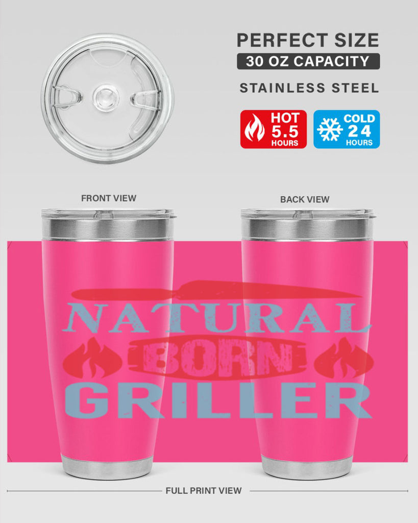 natural born griller 19#- bbq- Tumbler