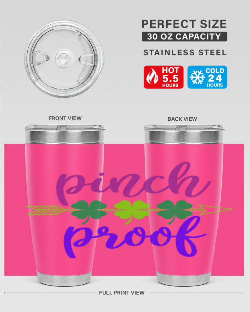 pinch proof 3#- mardi gras- Tumbler