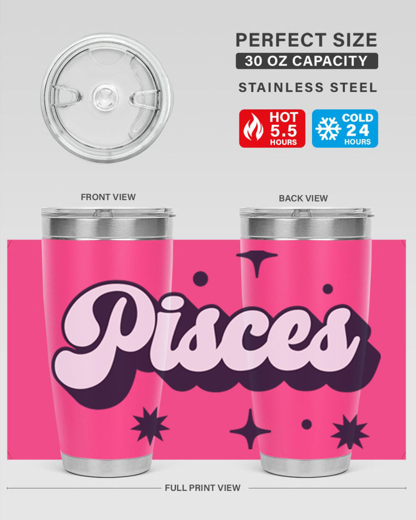 pisces 354#- zodiac- Tumbler