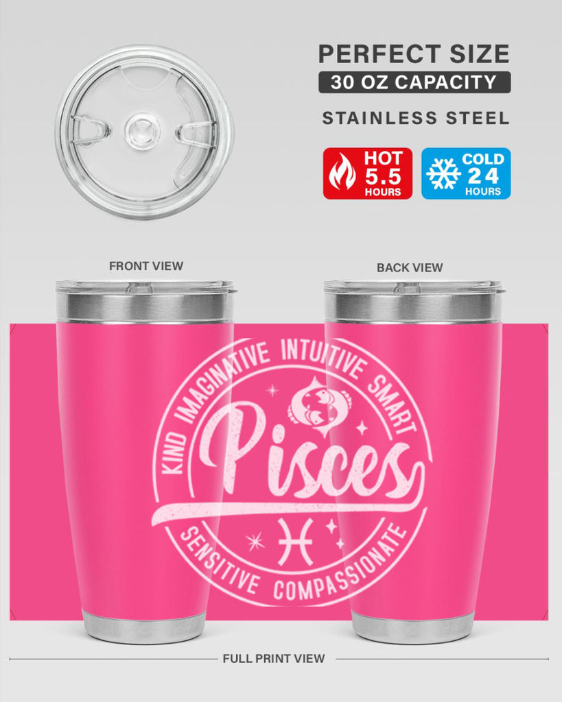 pisces 374#- zodiac- Tumbler