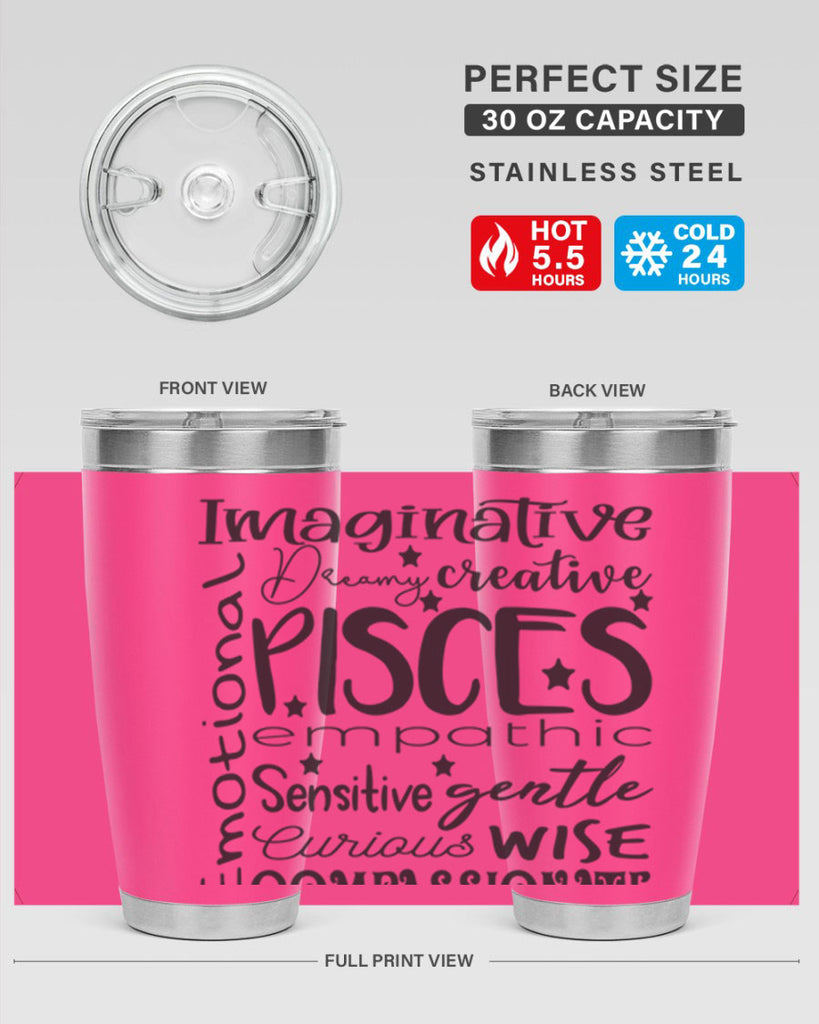 pisces 570#- zodiac- Tumbler