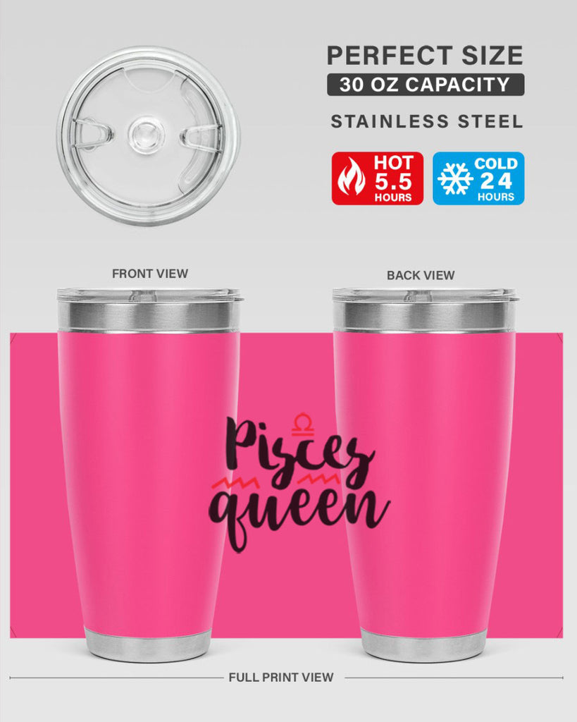 pisces queen 368#- zodiac- Tumbler