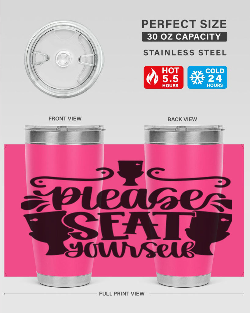 please seat yourself 21#- bathroom- Tumbler