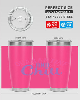 quarantine chill Style 47#- corona virus- Tumbler