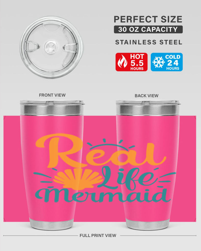 real life mermaid Style 79#- summer- Tumbler